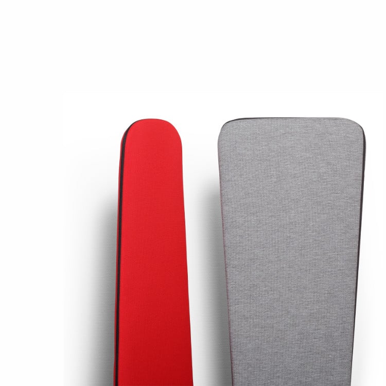 Aufsteller Lärm Schutz lärmschutz akustikpanel rot grau