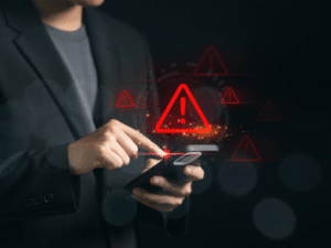 Aufzeigen von Gefahren bei Nutzung von ungesicherten mobilen Devices im Business-Alltag.