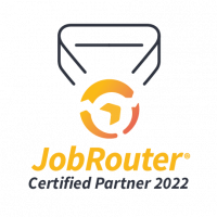 JobRouter, certified Partner, Logo